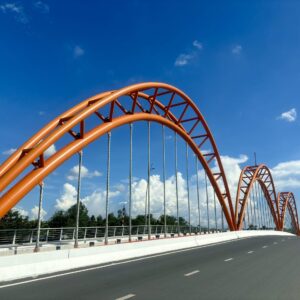 Cau Tay Do Bridge ,Can Tho, Vietnam